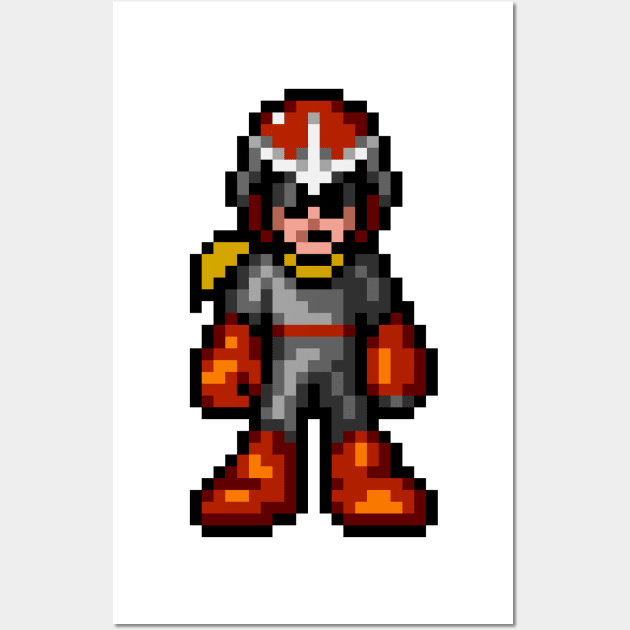 Proto Man Wall Art by SpriteGuy95